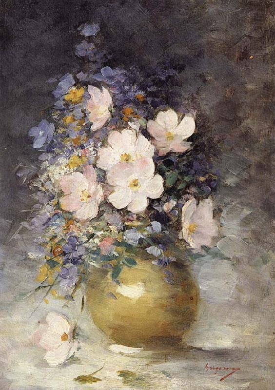 Nicolae Grigorescu Hip Rose Flowers Germany oil painting art